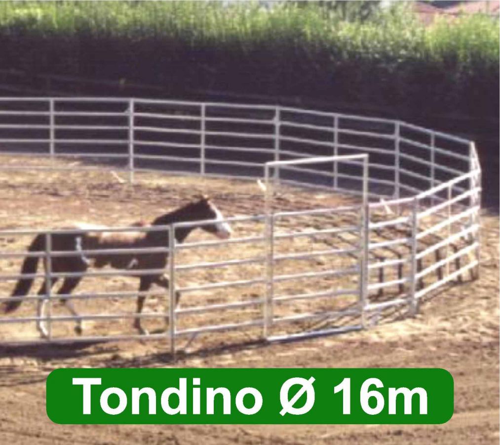 Tondino con fence diametro 16m
